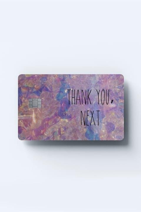 Thank You Next Kart Kaplama Sticker