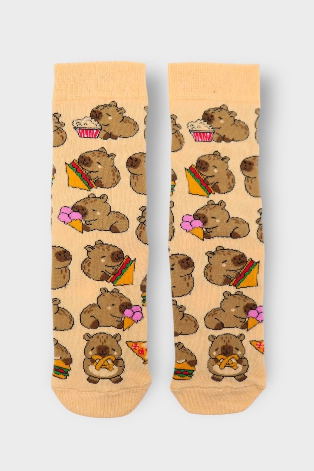 Vizon Sevimli Capybara Çorap