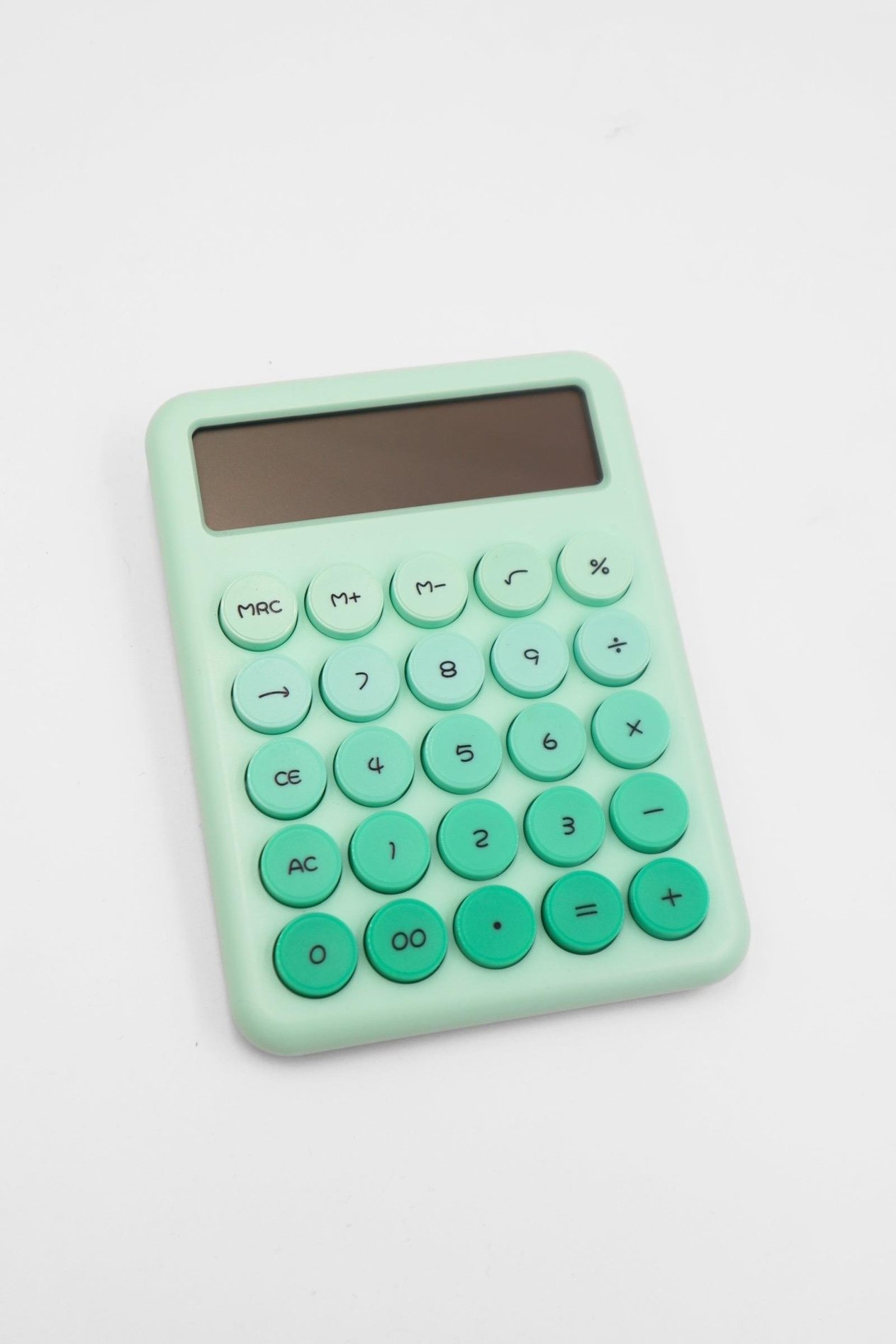 Y2K Yeşil Soft Tonlu Hesap Makinesi