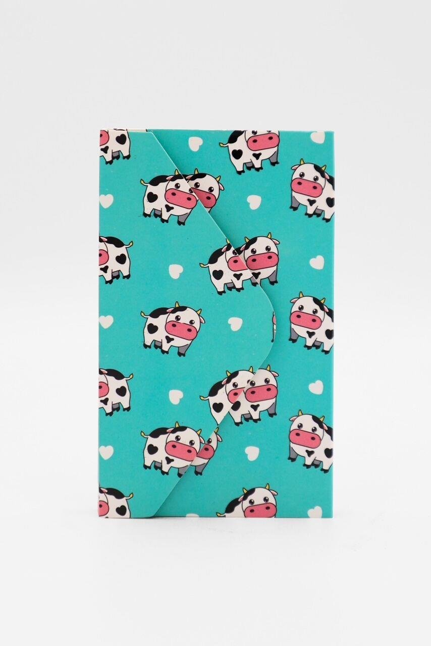 Yeşil İnek Kolaj Zarf Defter