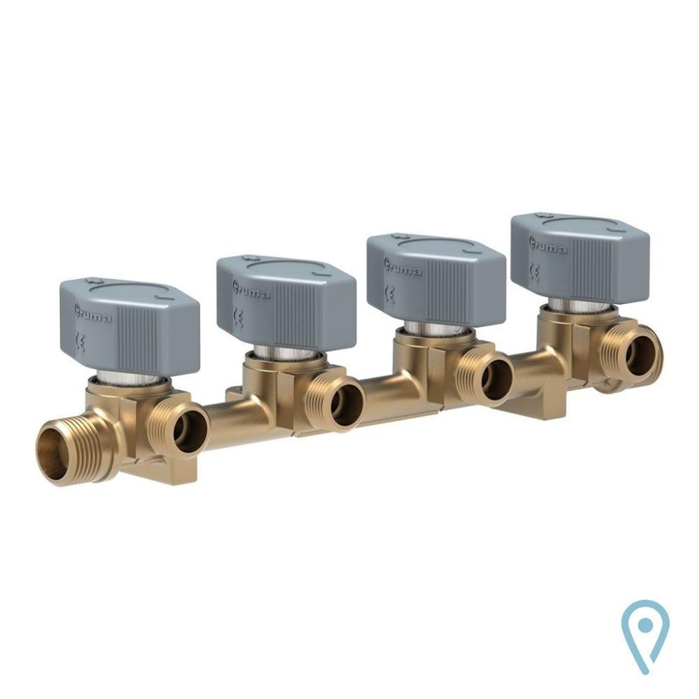 TRUMA Dörtlü Gaz Vanası 4x10mm Giriş