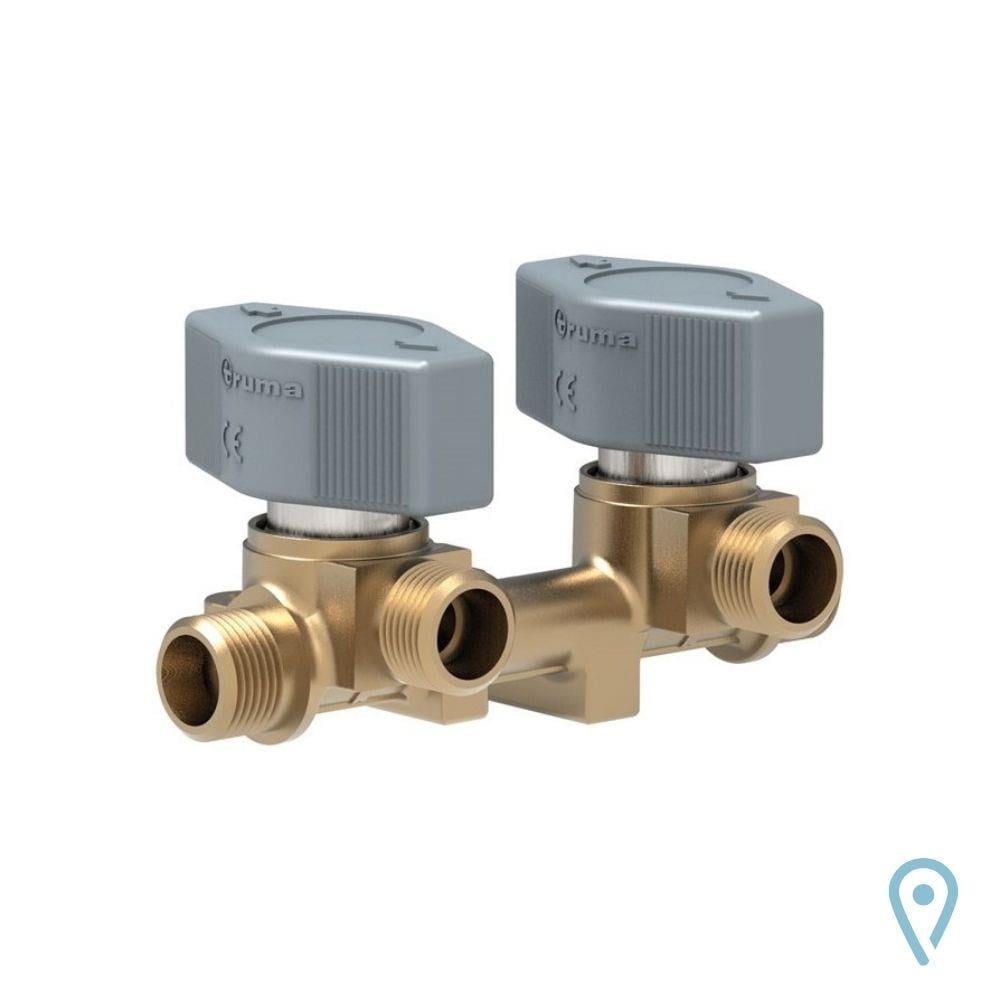 TRUMA İkili Gaz Vanası 2x8mm Giriş