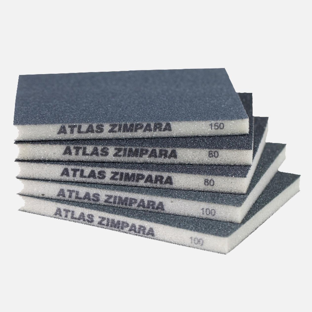 ATLAS 120 KUM 2 TARAFLI TAKOZ SÜNGER ZIMPARA
