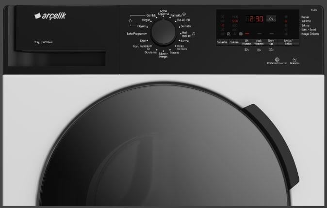 Arçelik 11140 M 11 Kg Çamaşır Makinesi Beyaz
