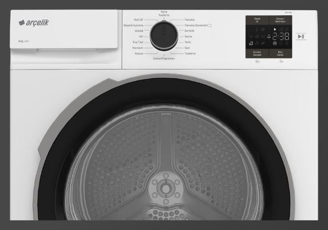 Arçelik 800 KMX 8 Kg Çamaşır Kurutma Makinesi Beyaz