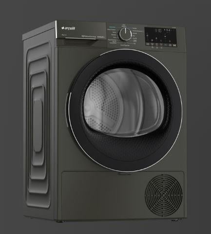 Arçelik 900 KMP IG 9 kg Çamaşır Kurutma Makinesi Grey
