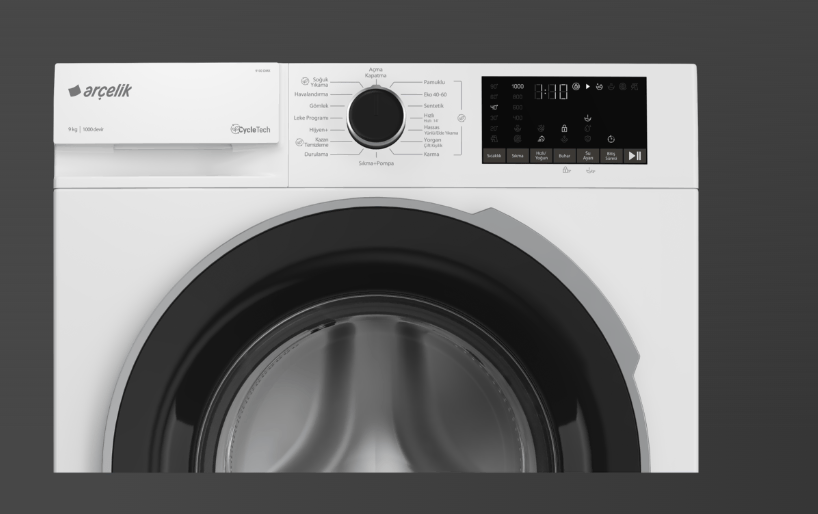 Arçelik 9100 DMX Çamaşır Makinesi Beyaz