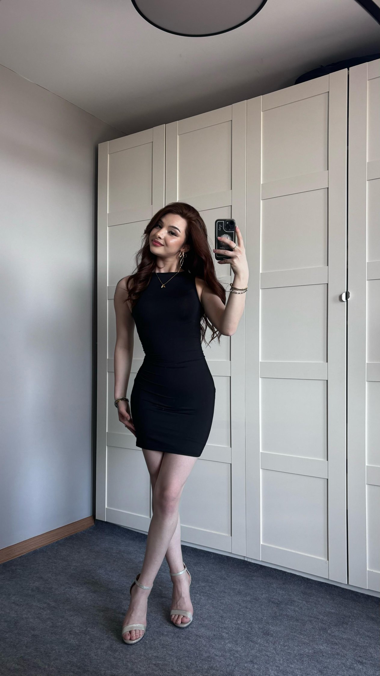 Bershka Drapeli Mini Siyah Elbise
