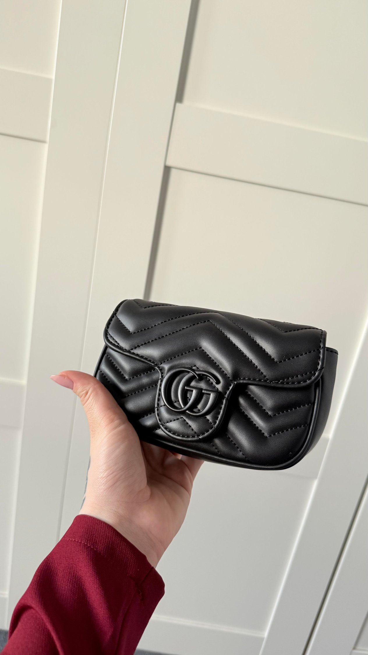 Gucci Mini Zincirli Çanta Siyah