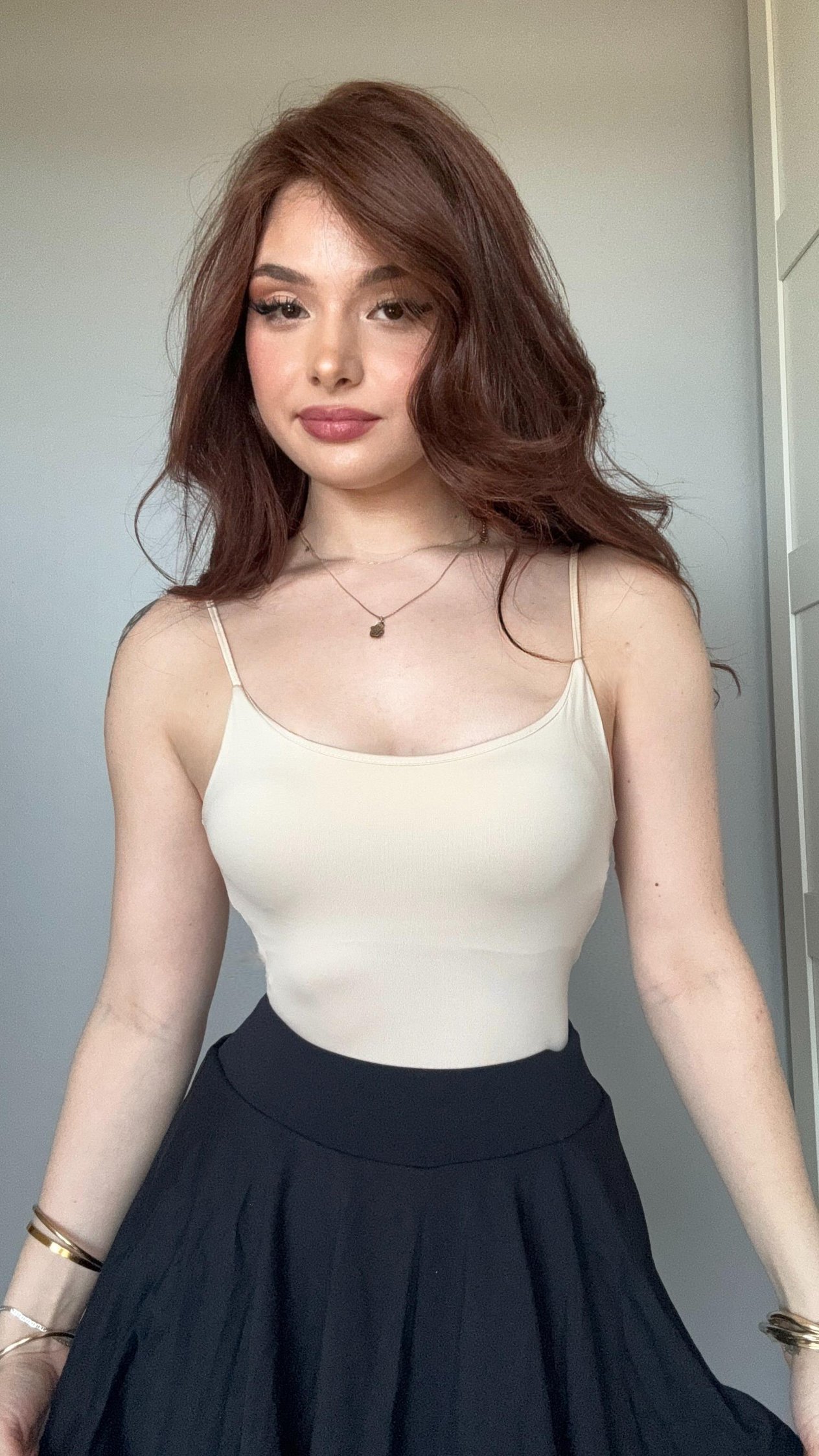 İp Askılı Bodysuit Bej