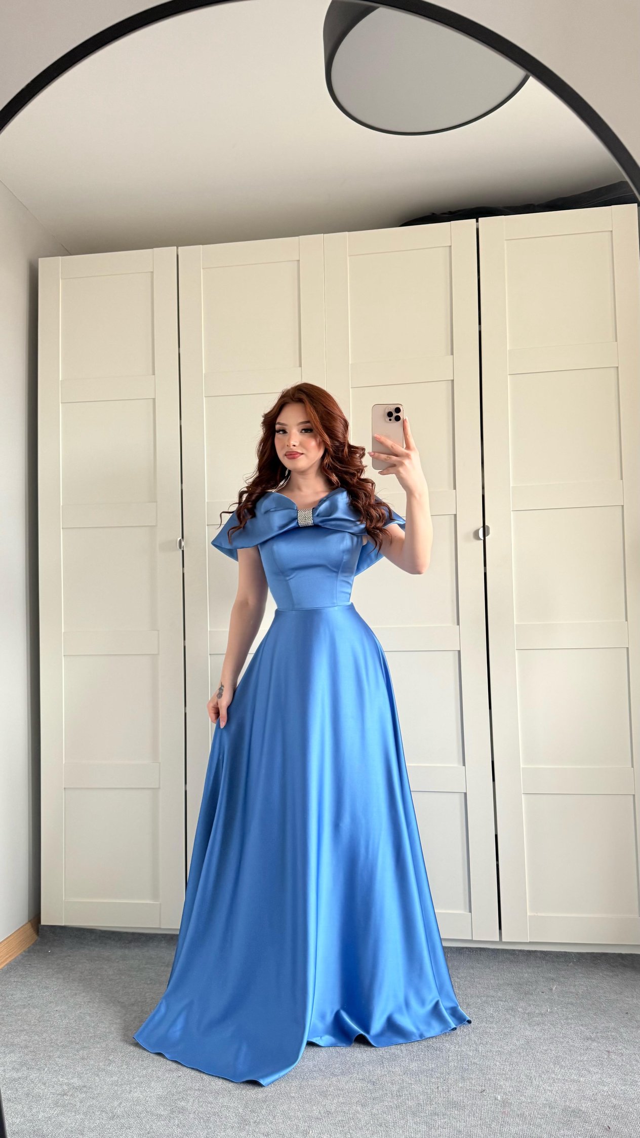 Lovely Fiyonk Abiye İndigo