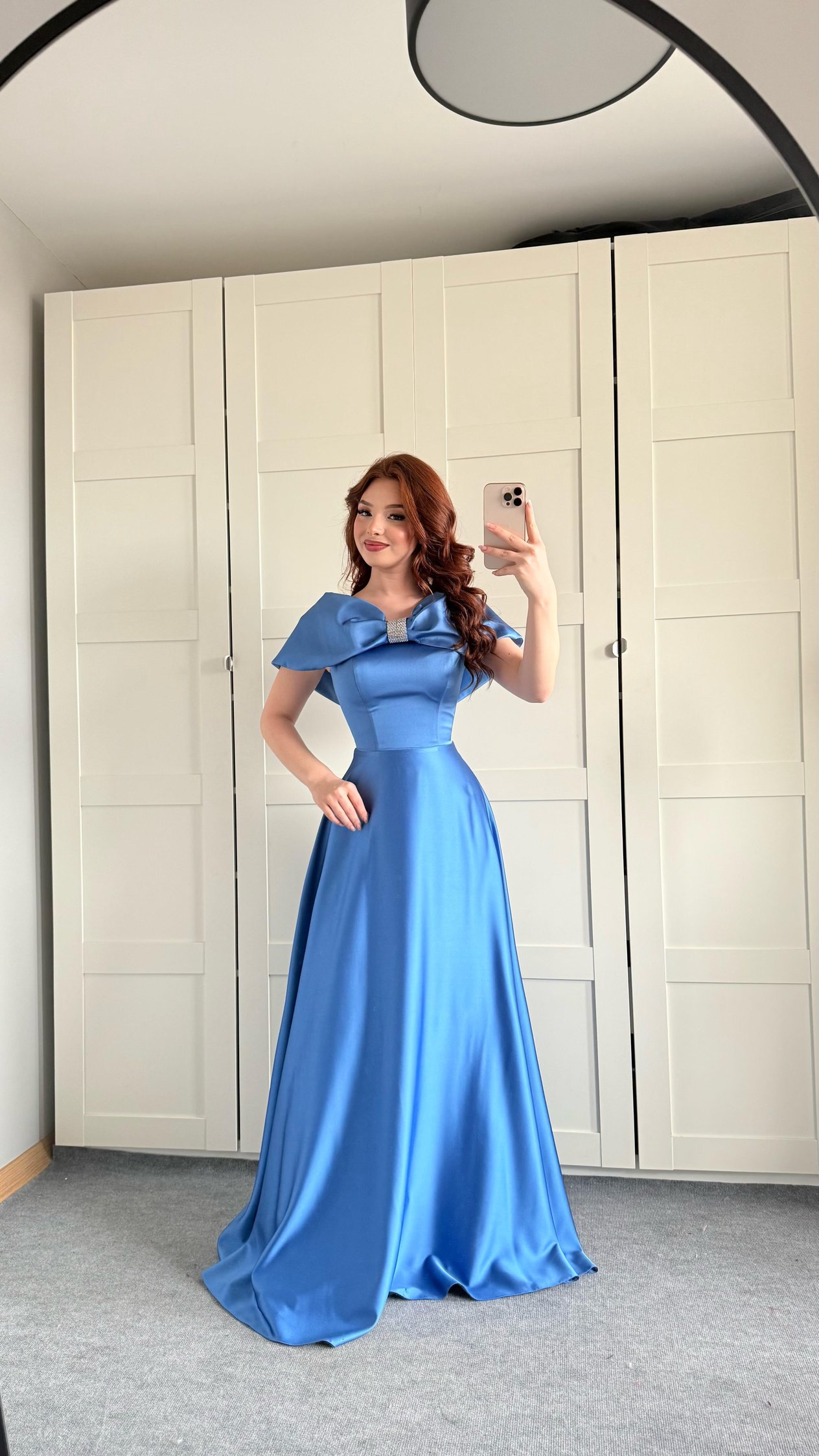 Lovely Fiyonk Abiye İndigo