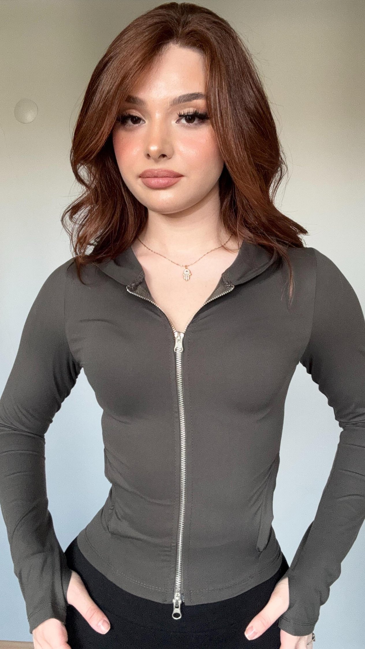 Range Mom Kapüşonlu Hırka Haki