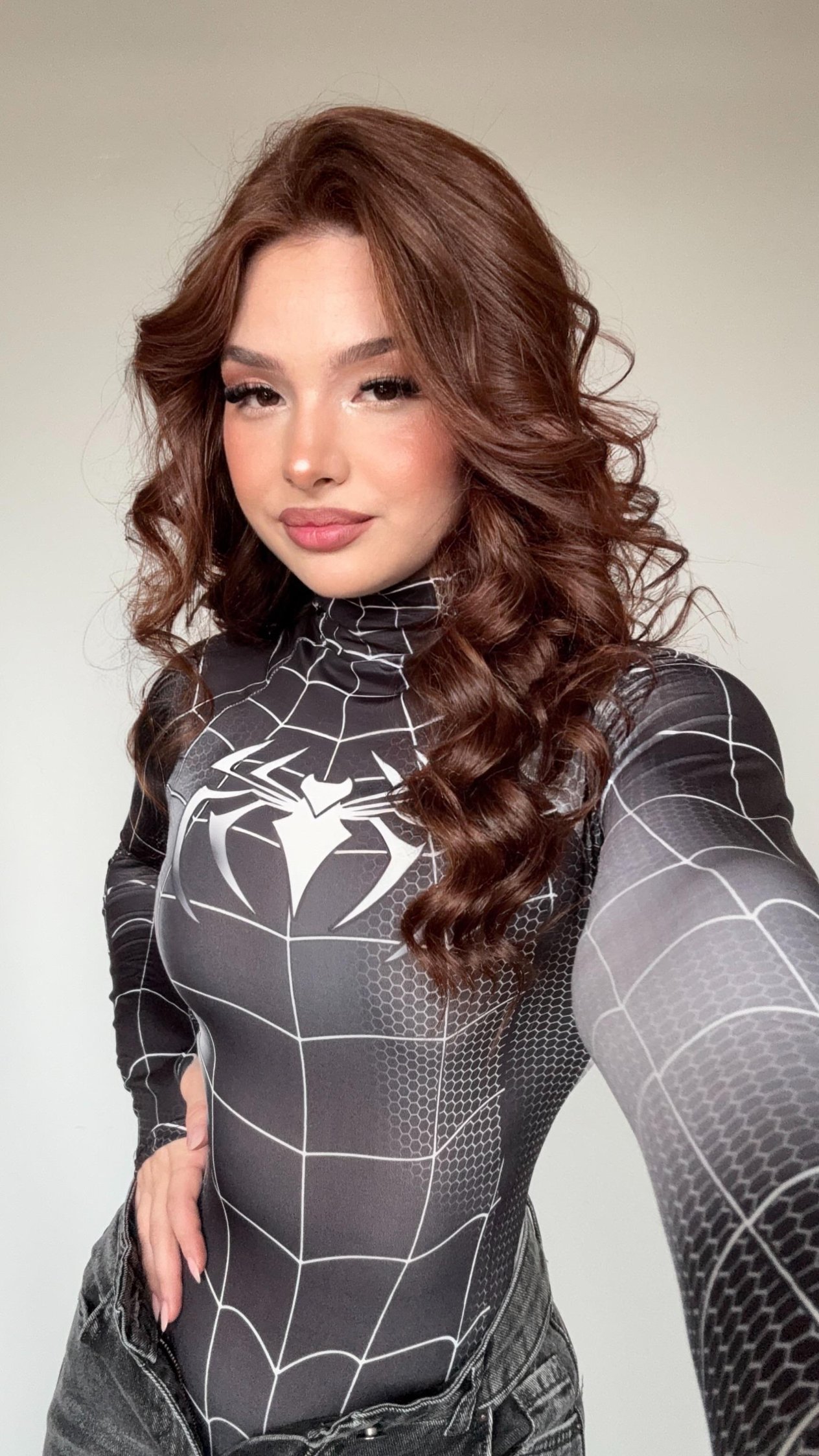 Spider Women Bodysuit Siyah