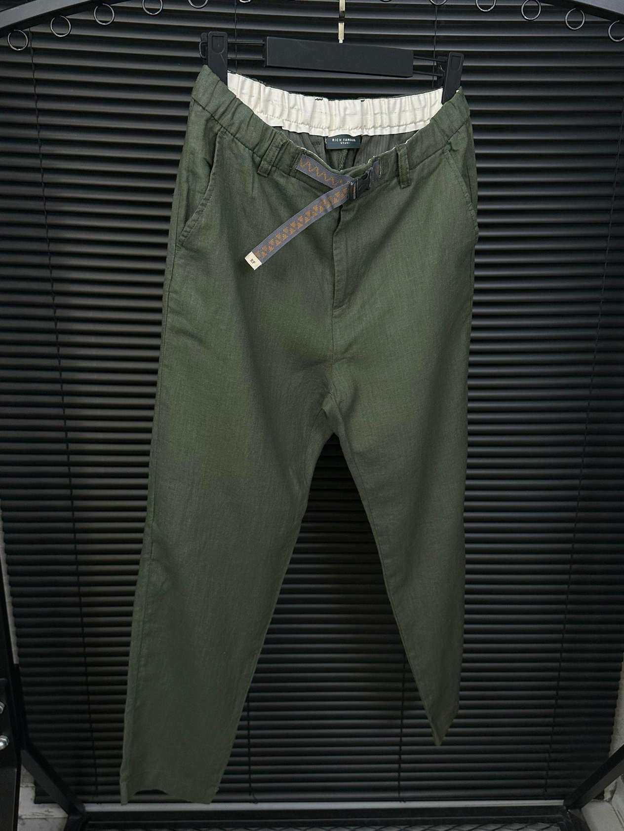 Beli Kemerli Lınen Kumaş Pantolon