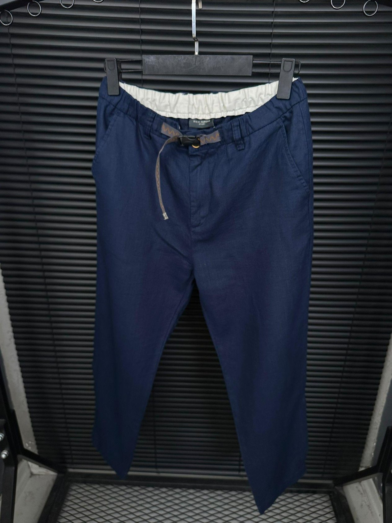 Beli Kemerli Lınen Kumaş Pantolon