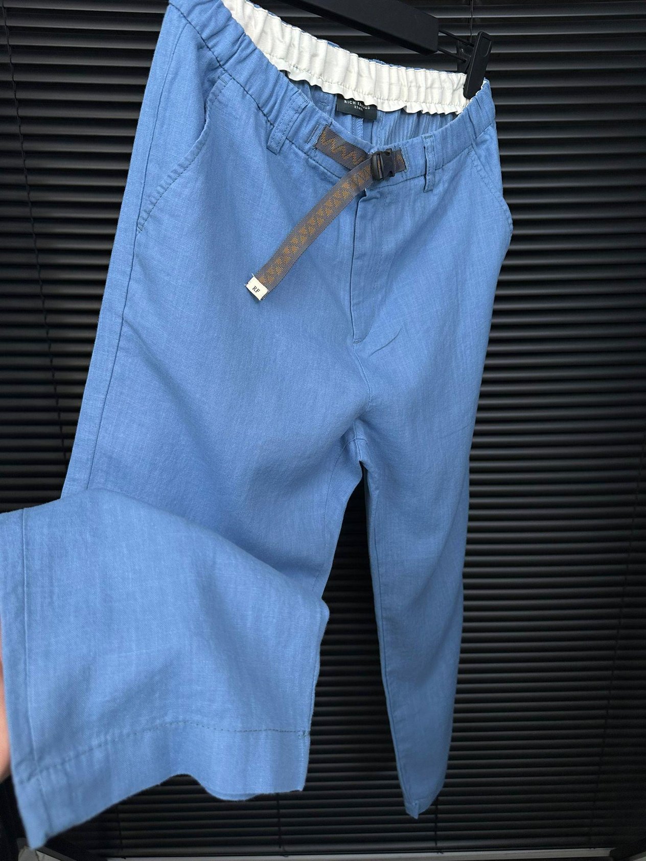 Beli Kemerli Lınen Kumaş Pantolon