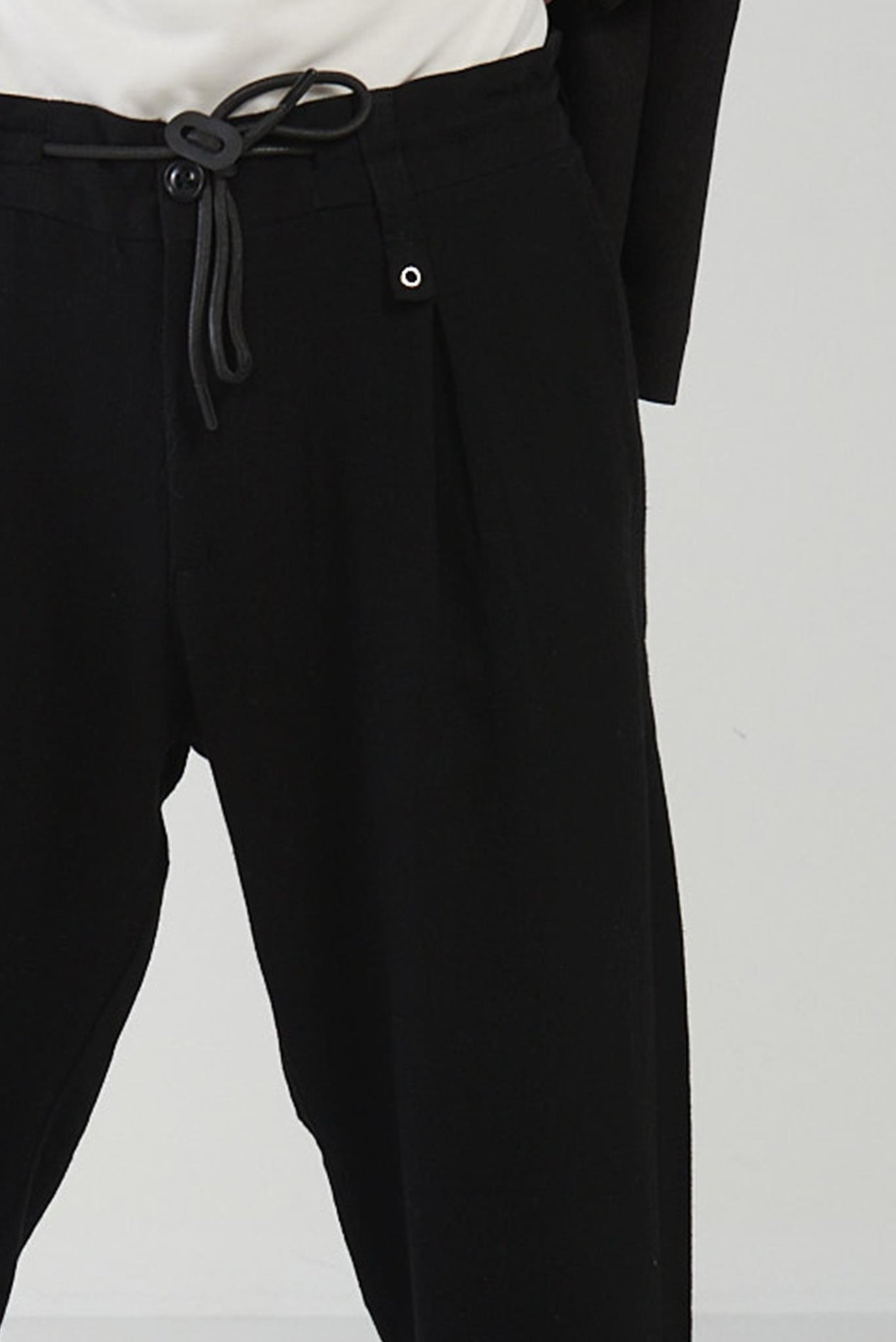 Beli Lastikli Yandan Cepli Kordonlu Pantolon