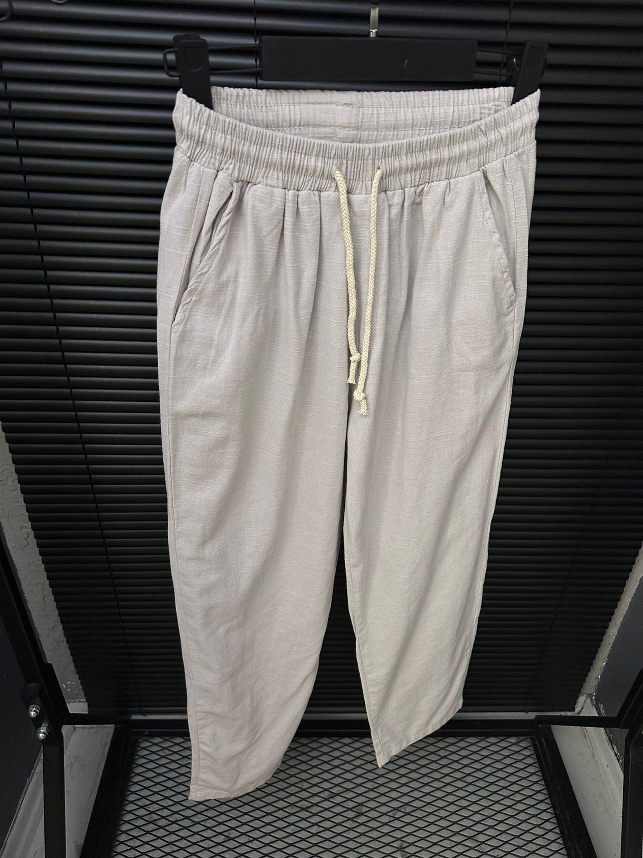 Kebe Keten Pantolon - Bej