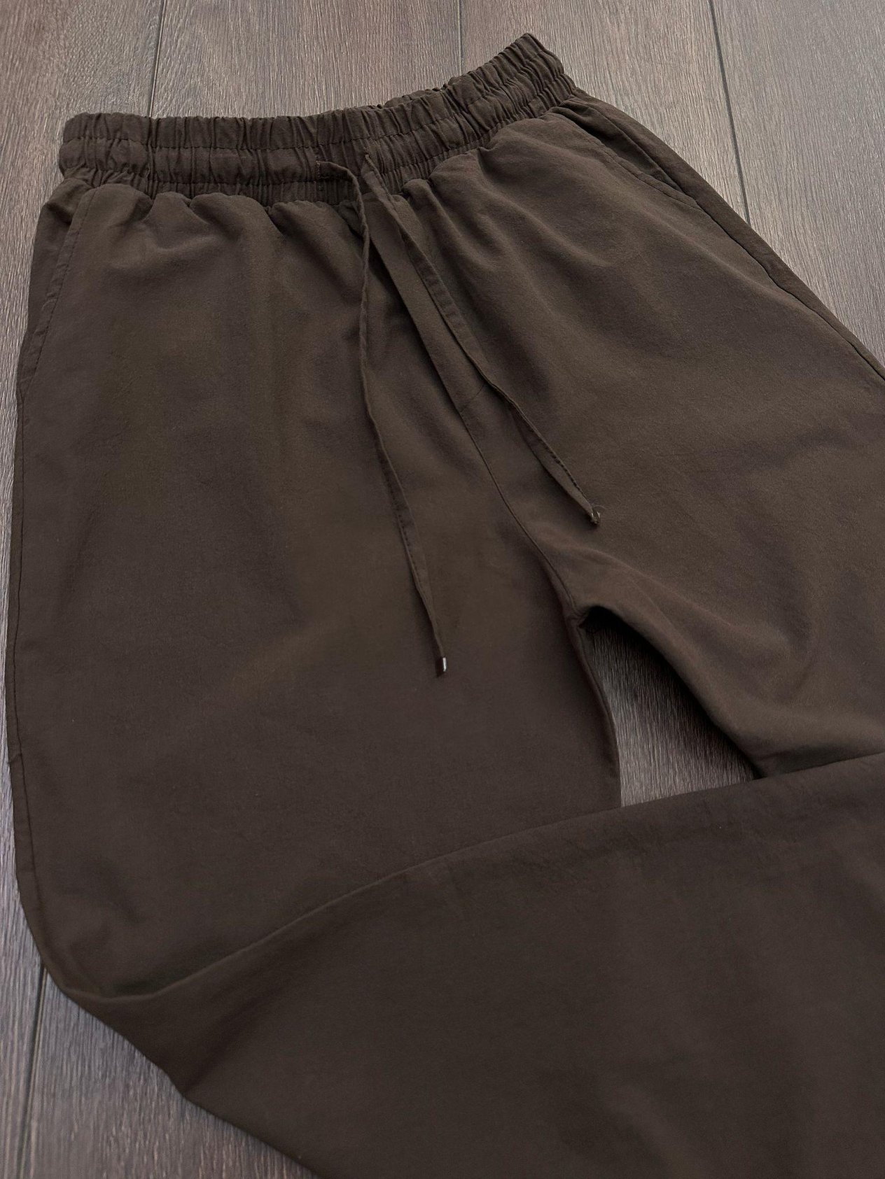 Yıkama Kumas Keten Baggy Keten  Pantolon