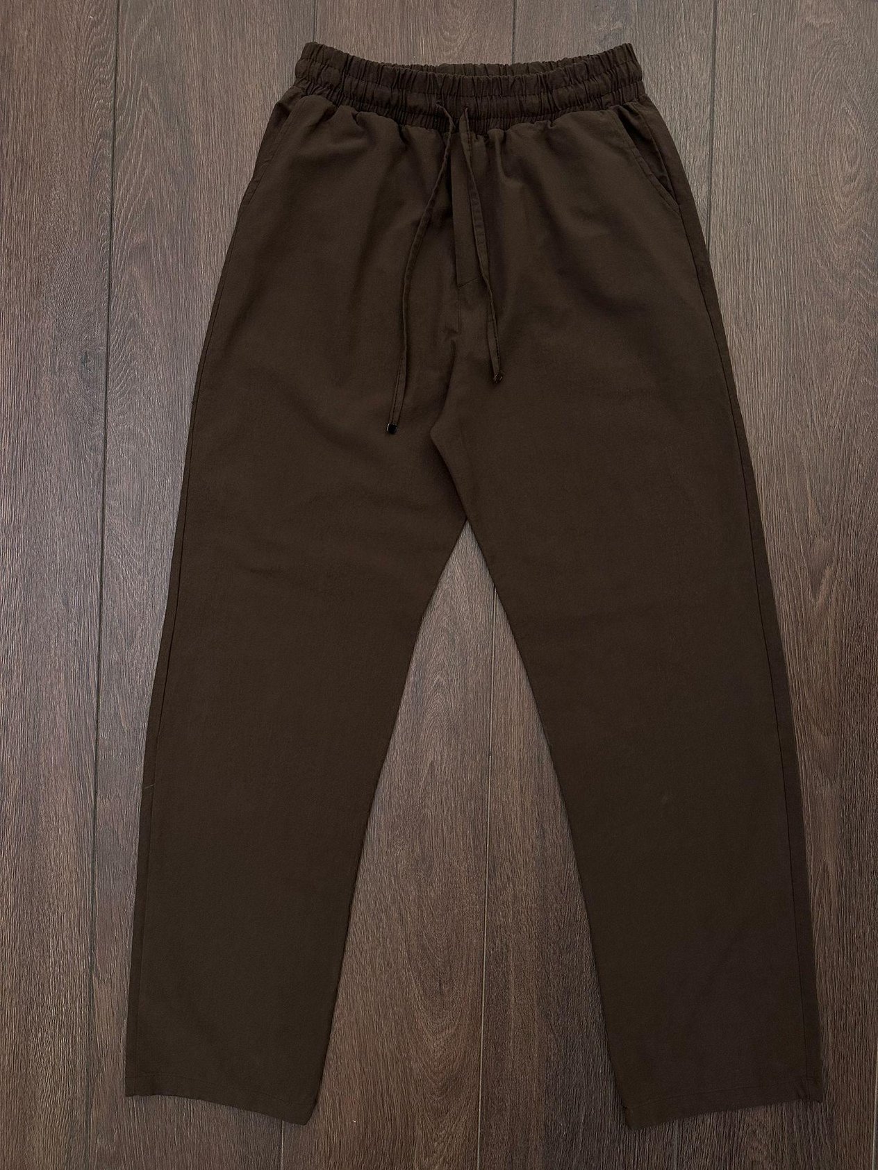 Yıkama Kumas Keten Baggy Keten  Pantolon