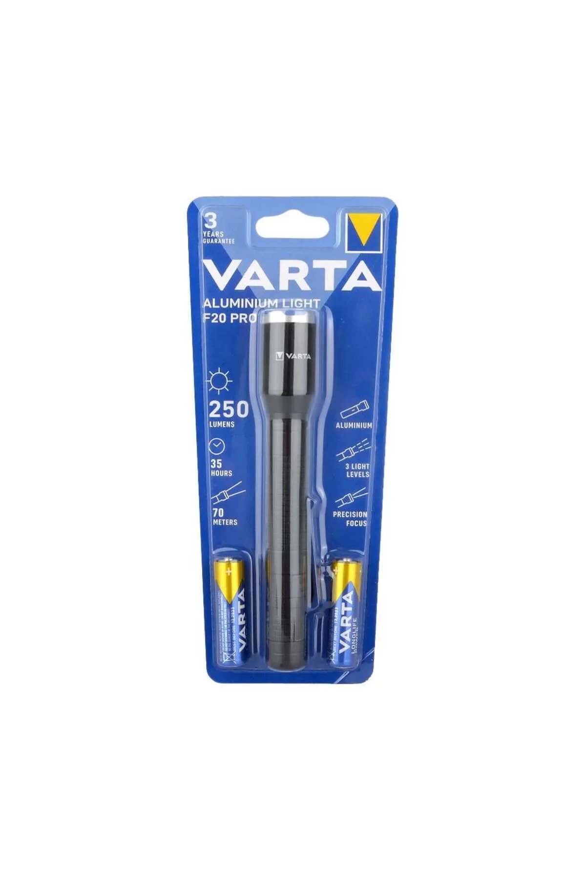 Varta 16607 F20 Alüminyum Fener