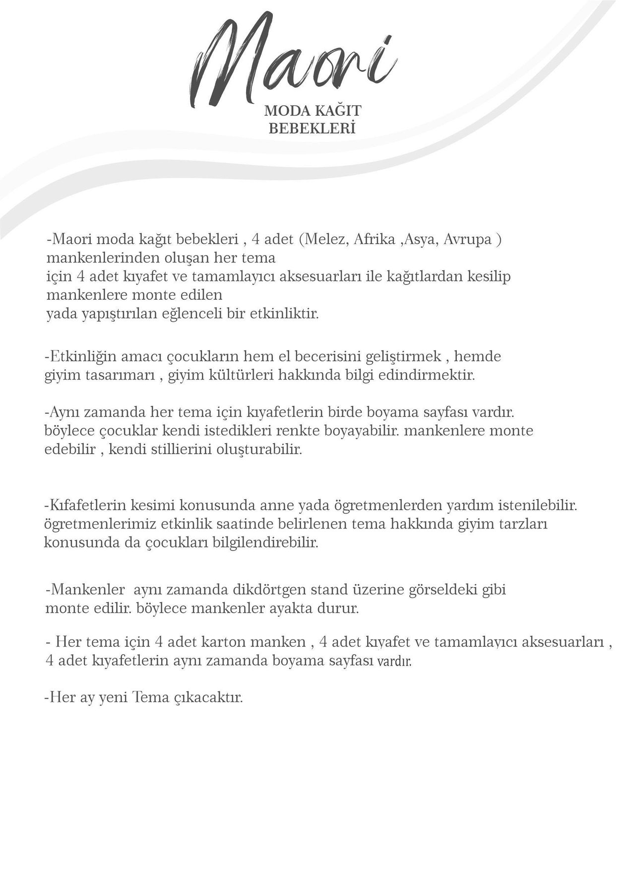 KAĞIT BEBEK