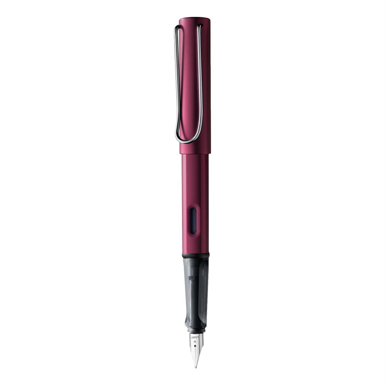 Lamy Al-Star Dolma Kalem, Alüminyum Gövde,  Ergonomik Grip, Parlak Çelik Uçlu, (F) Uç, Parlak