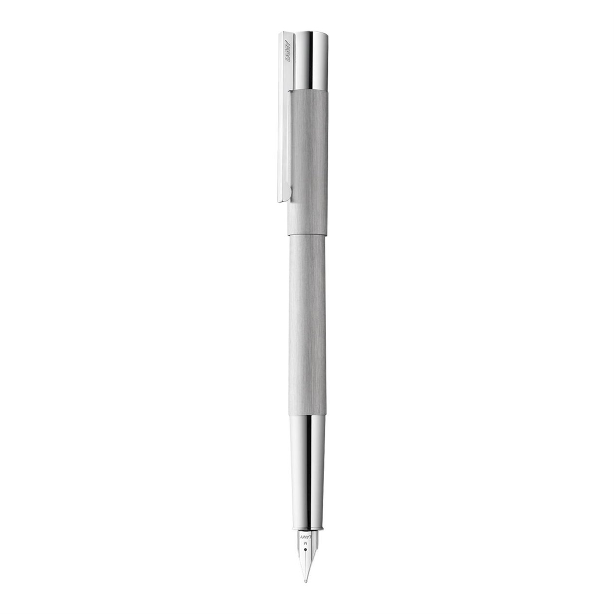 Lamy Scala Dolma Kalem, Dokulu Paslanmaz Çelik  Gövde, Paslanmaz (M) Uç, Gümüş