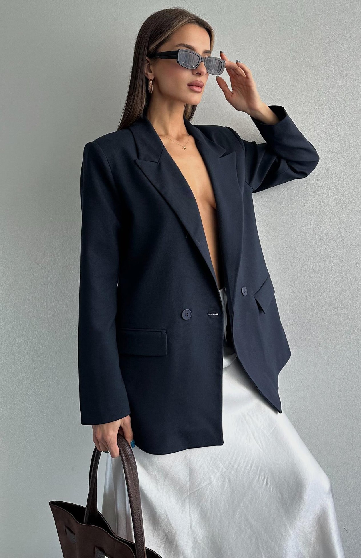  Oversize Daddy Premium Astarlı Blazer Ceket