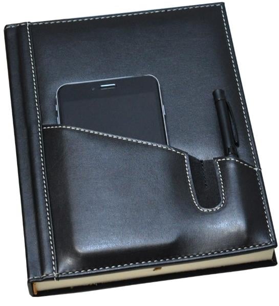 2K AJANDA 17x24 TELEFON KILIFLI SİYAH 5463