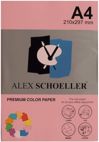 ALEX FOTOKOPİ KAĞIDI A4 PEMBE 500 LÜ ALX-570