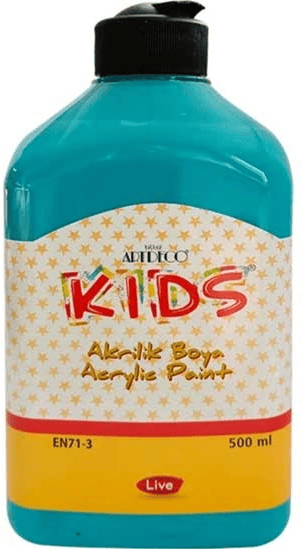ARTDECO AKRİLİK BOYA KIDS 500 ML TURKUAZ Y-120L-1630