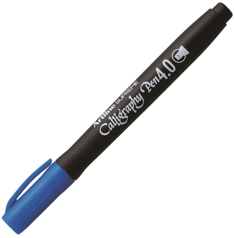 ARTLINE KALİGRAFİ KALEMİ SUPREME CALLIGRAPHY PEN 244 4.0 MAVİ A-EPF-244 BLUE