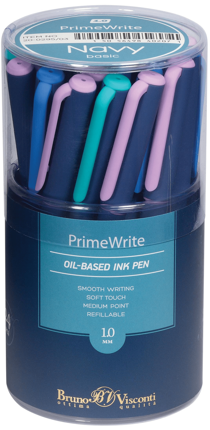 BRUNO VISCONTI TÜKENMEZ KALEM PRIME WRITE 1.0 MAVİ NAVY 20-0295/03