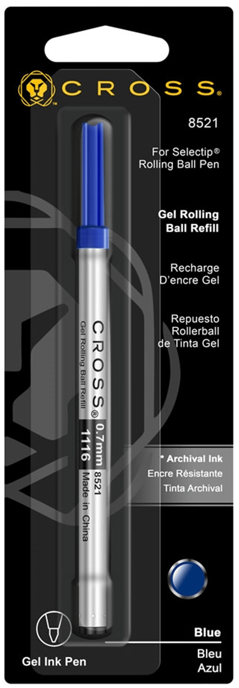 CROSS ROLLER KALEM REFİLİ MAVİ 8521D