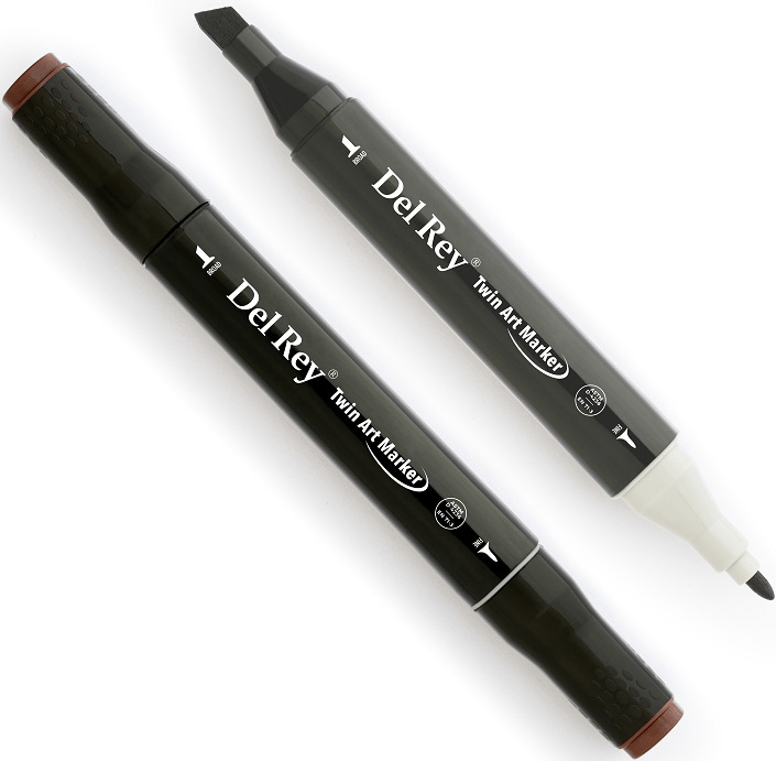 DEL REY GRAFİK MARKÖR TWIN MN-DR098 CHESTNUT BROWN