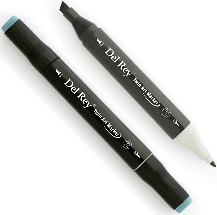 DEL REY GRAFİK MARKÖR TWIN MN-DRBG7 BLUE GREY