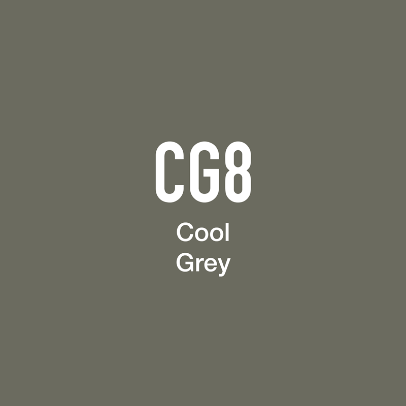 DEL REY GRAFİK MARKÖR TWIN MN-DRCG8 COOL GREY