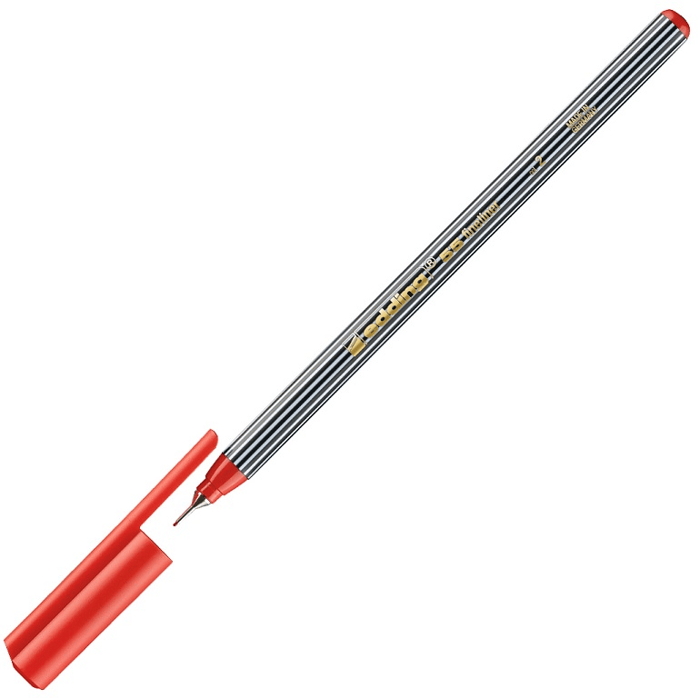EDDING FINE PEN E-55 KIRMIZI