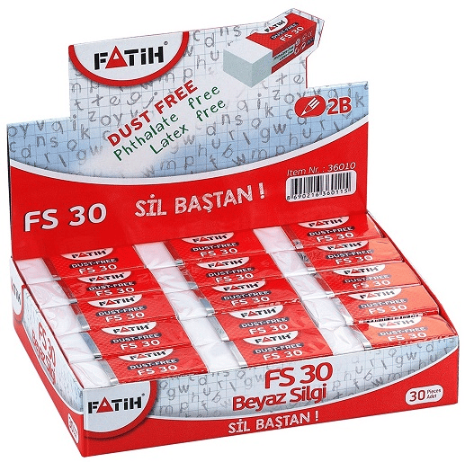 FATİH SİLGİ BEYAZ FS-30 30 LU FA360010SL30