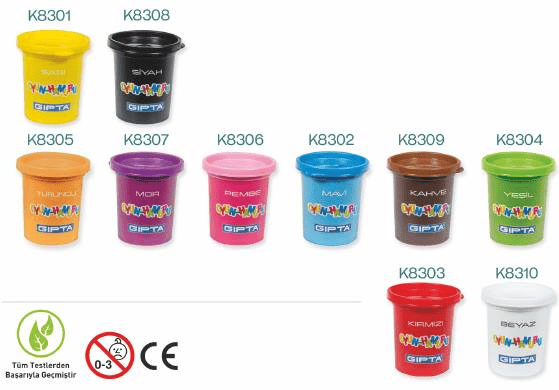 GIPTA OYUN HAMURU 120 GR YEŞİL K8304000