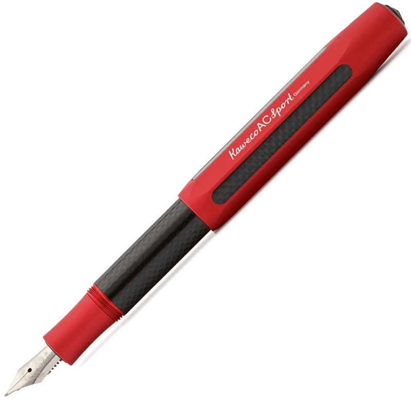 KAWECO DOLMA KALEM AC SPORT M UÇ SİYAH-KIRMIZI 10000358