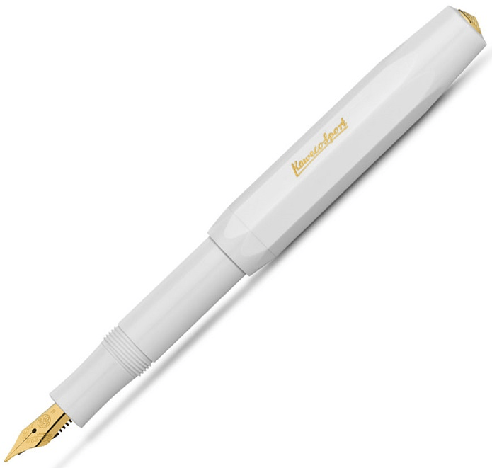 KAWECO DOLMA KALEM KLASİK SPORT F UÇ BEYAZ 10000006
