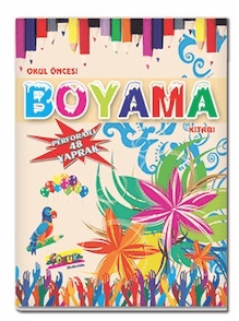 KESKİN BOYAMA KİTABI 23X43 OKUL ÖNCESİ 241001-99