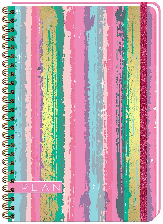 KESKİN DEFTER GLİTTER 17X24 SPİRALLİ SERT KAPAK 100 YP. ÇİZGİLİ 415921-99