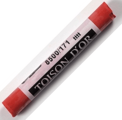 KOHINOOR DRY CHALK ROUND 9-75 8500 CHERRY RED