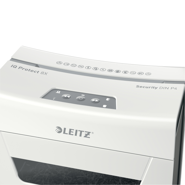 LEITZ EVRAK İMHA MAKİNESİ IQ OFFICE P4 8091 8 YAPRAK KAPASİTELİ