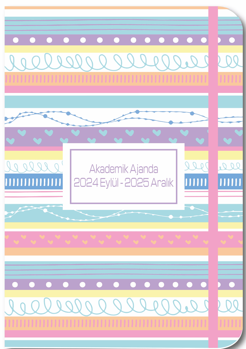 LİZ AJANDA 2024-25 17x24 HAFTALIK AKADEMİK AJAKD