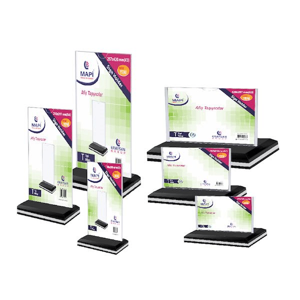 MAPİ AFİŞ TAŞIYICI T TİPİ 55x90 MM 5341010